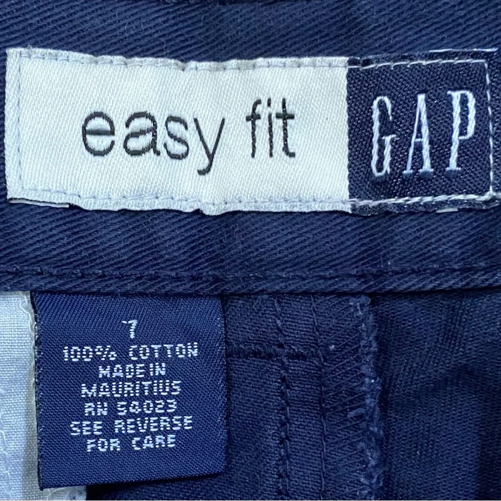 Vintage Gap Boy’s Sz‎ 7 Cotton Navy Chino Shorts